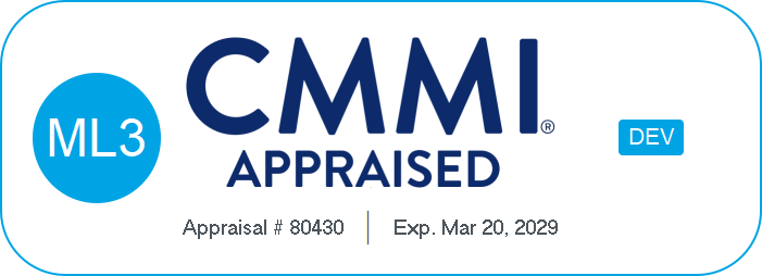 CMMI Appraised — Development Maturity Level 3