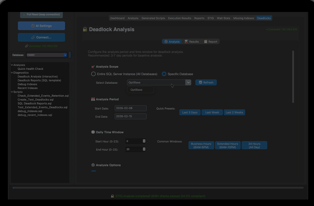 DSD Forge — Deadlock Analysis interface