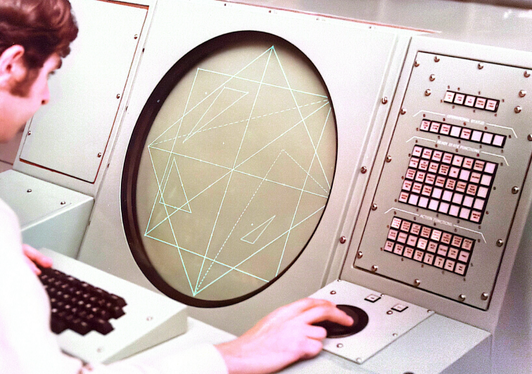 Bart Guerreri operating the NORAD 427M Display Console